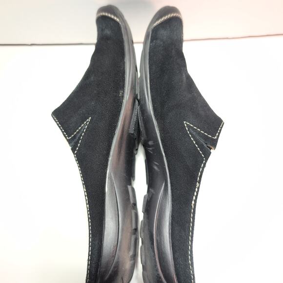 Natural Soul By Naturalizer Slip On Suede Loafers Women's 9.5M Black - Picture 5 of 7